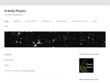 Tablet Screenshot of nbodyphysics.com